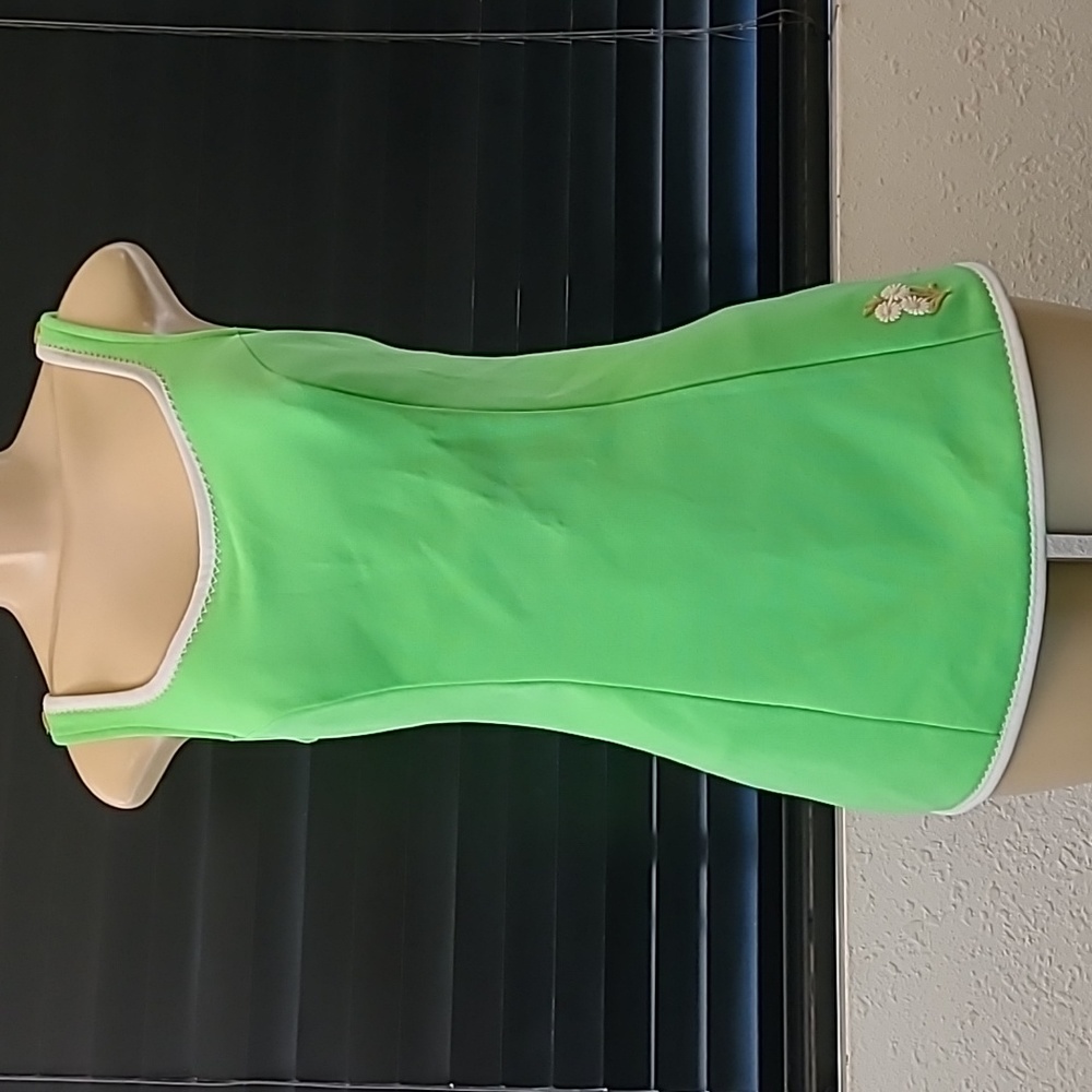 SEA LURE CALIFORNIA JC PENNY VINTAGE LIME ONE PIECE SWIMSUIT